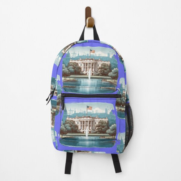 Item preview, Minimalist Watercolor Illustration of the U.S. Presidential Residence in,  designed and sold by PaintMeWorld.