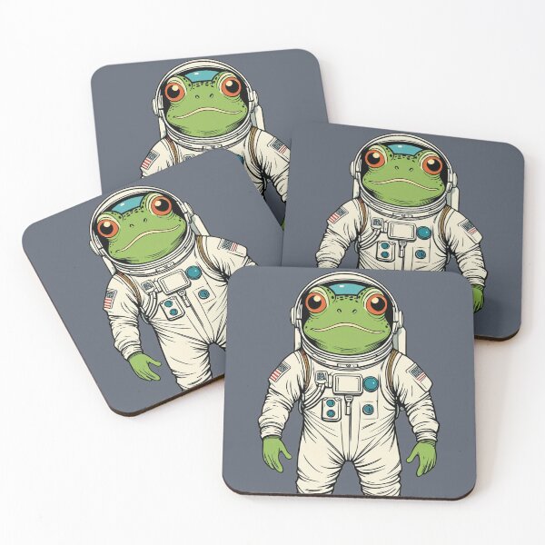 Item preview, Cute Space frog designed and sold by Atlantico54.