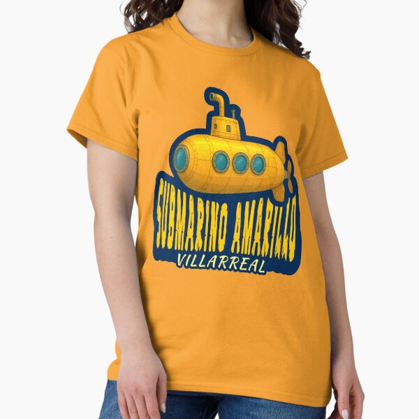 Vista previa del artículo con la obra «Submarino Amarillo Villarreal», diseñado y vendido por VRedBaller.