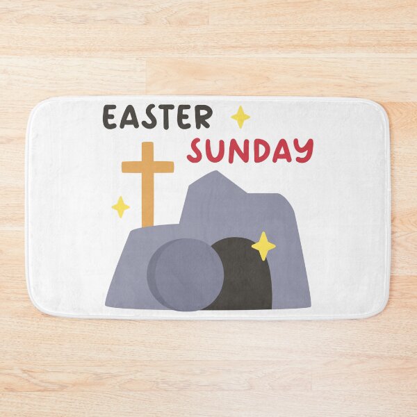 Item preview, Easter Sunday Cave and Cross – Minimal Resurrection Scene designed and sold by BubiStudio.