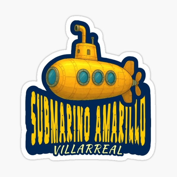 Vista previa del artículo con la obra «Submarino Amarillo Villarreal», diseñado y vendido por VRedBaller.