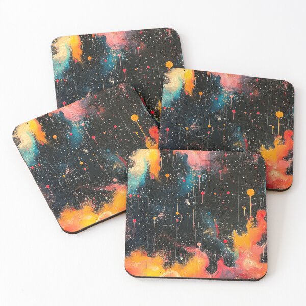 Item preview, Dynamic Abstract Vibrant Splash Art designed and sold by SylvieVibes.