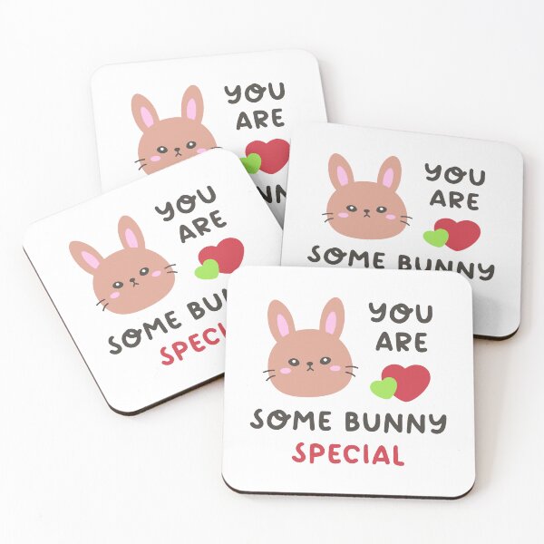 Item preview, Some Bunny Special – Sweet Bunny with Red and Green Heart designed and sold by BubiStudio.