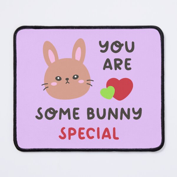 Item preview, Some Bunny Special – Sweet Bunny with Red and Green Heart designed and sold by BubiStudio.