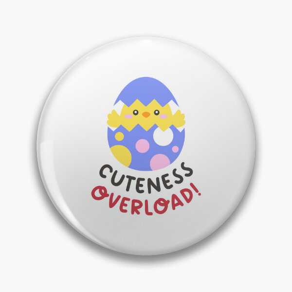 Item preview, Cuteness Overload – Hatching Chick in Polka Dot Easter Egg designed and sold by BubiStudio.