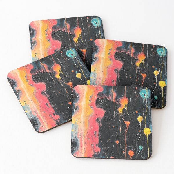 Item preview, Dynamic Abstract Vibrant Splash Art designed and sold by SylvieVibes.