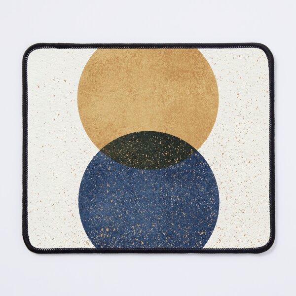 Item preview, Circle Abstract - Gold Navy Blue Texture designed and sold by moonlightprint.