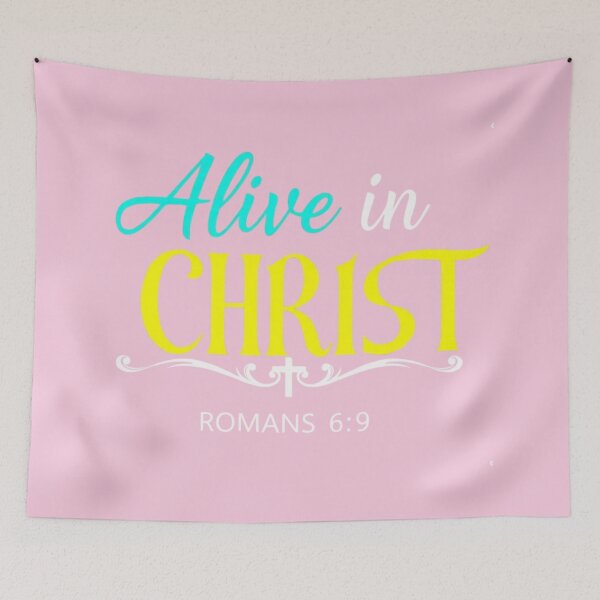 Item preview, Alive in Christ – Romans 6:9 Eternal Life & Resurrection Glory designed and sold by ebocraft.