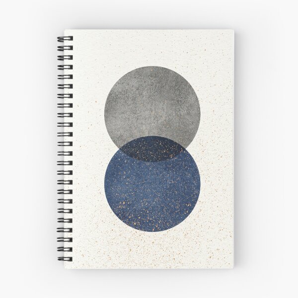 Item preview, Circle Abstract - Grey Navy Blue Texture designed and sold by moonlightprint.