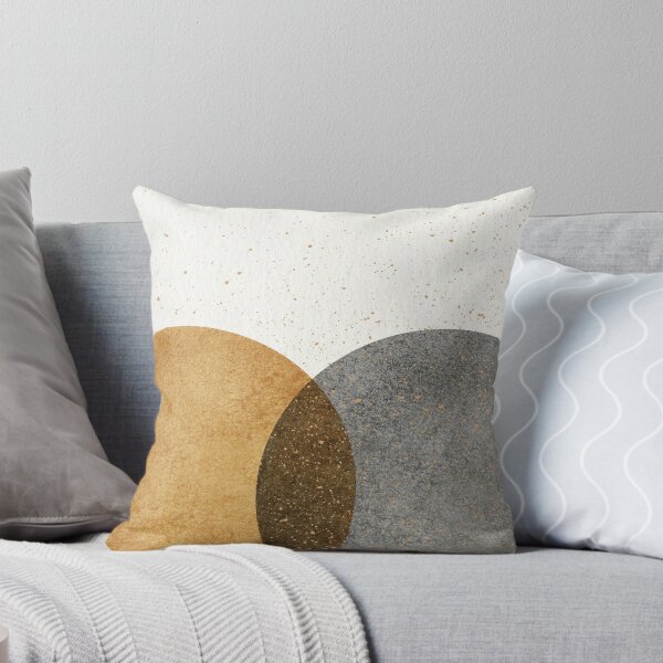 Item preview, Circle Abstract - Gold Grey Texture designed and sold by moonlightprint.
