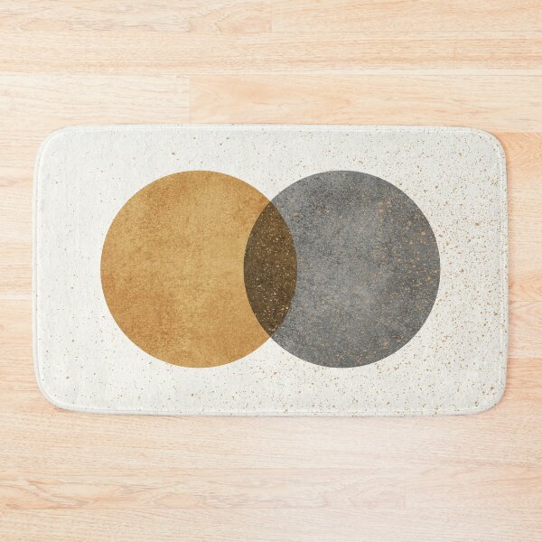 Item preview, Circle Abstract - Gold Grey Texture designed and sold by moonlightprint.