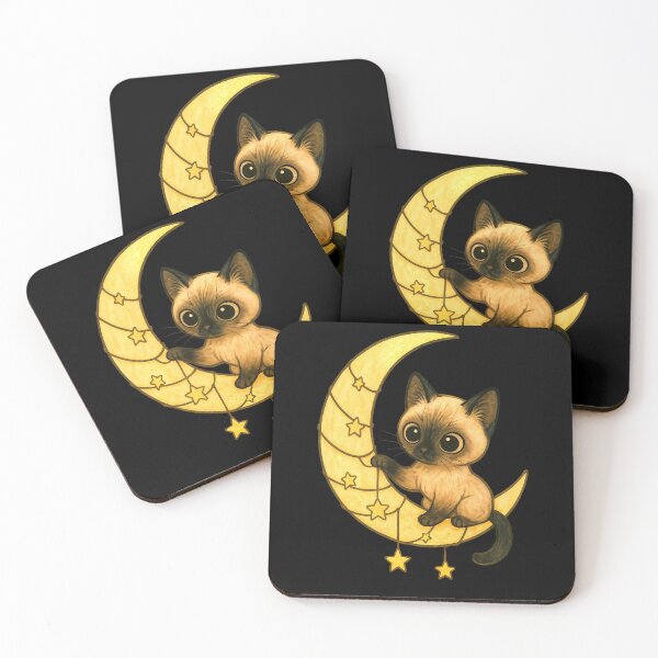 Artikelvorschau, Crescent Moon Cat entworfen und verkauft von PiggyWonka.