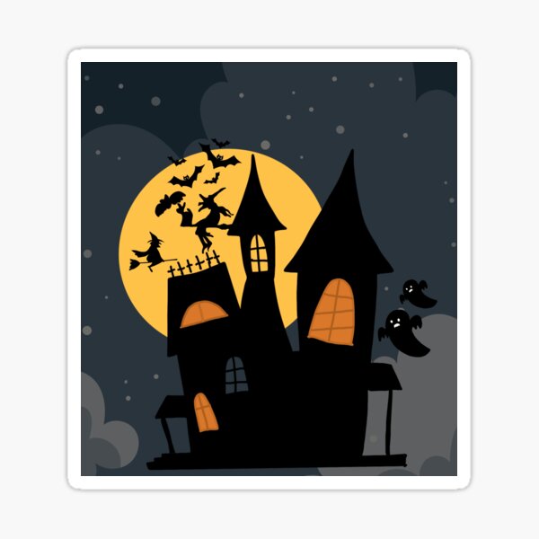 Item preview, Haunted house in halloween party  designed and sold by Ashokarts2025.