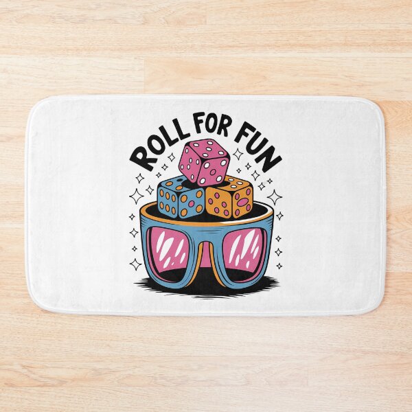 Item preview, Roll For Fun – Colorful Dice Gamer designed and sold by Taans-Creation.