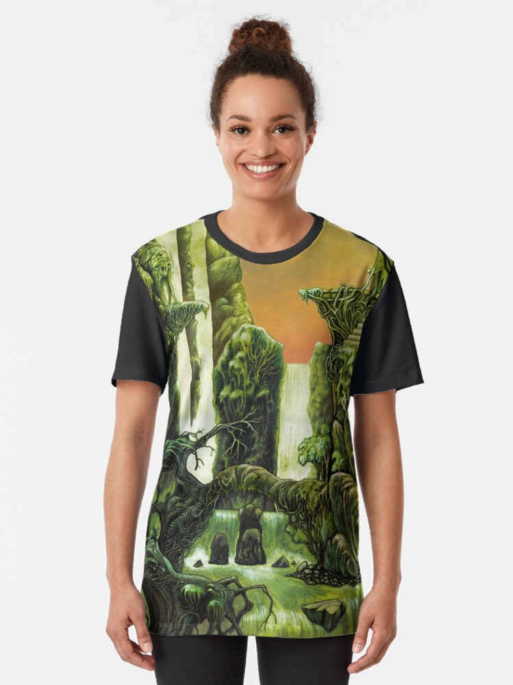 Alternate view of Otherworldly jungle Graphic T-Shirt