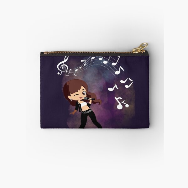 Item preview, Music notes dropping - female singer designed and sold by LiskoDesign.