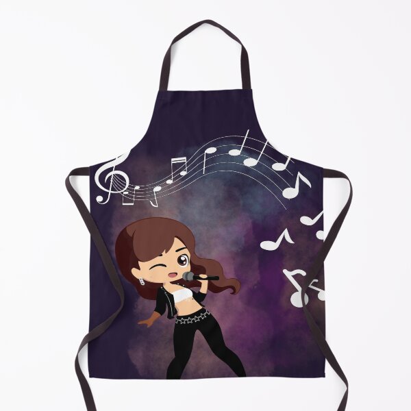 Item preview, Music notes dropping - female singer designed and sold by LiskoDesign.