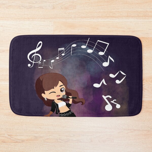 Item preview, Music notes dropping - female singer designed and sold by LiskoDesign.