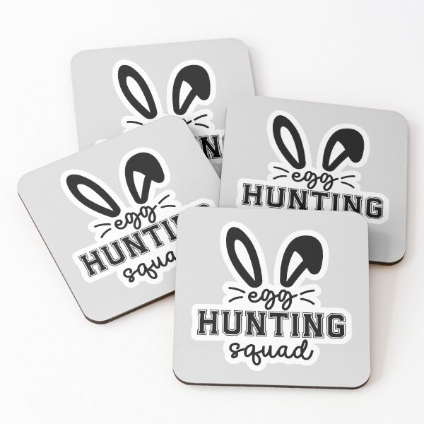 Item preview, Egg Hunting Squad Bunny Ears Script Sticker designed and sold by BubiStudio.