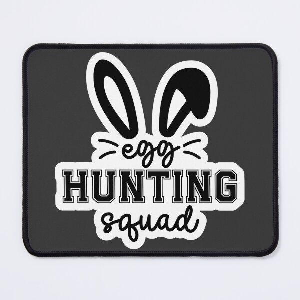 Item preview, Egg Hunting Squad Bunny Ears Script Sticker designed and sold by BubiStudio.