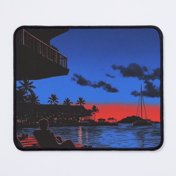 Item preview, Chill Lofi Sunset Over The Ocean designed and sold by V-Fantasy.