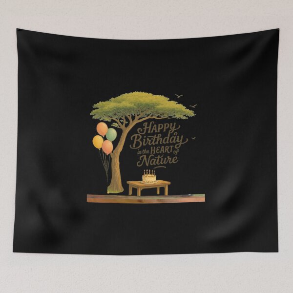 Item preview, Balloons, Cake & Sunshine: A Birthday Under the Tree designed and sold by annenambiro.