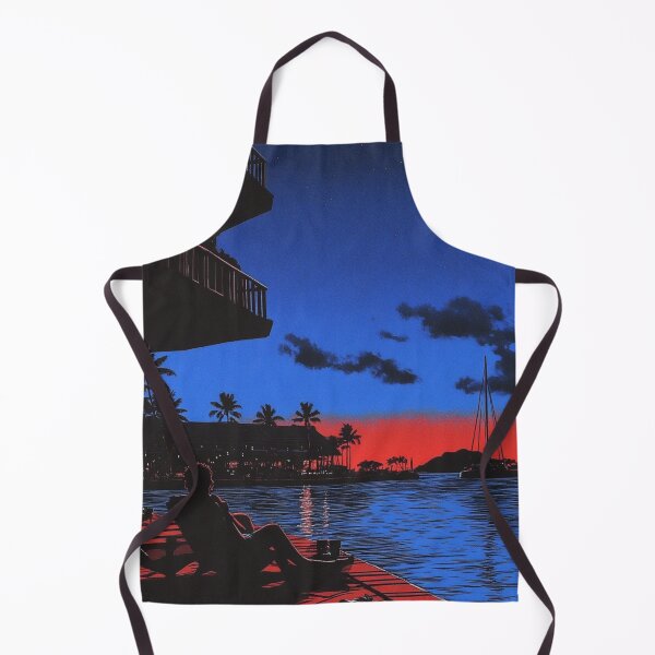 Item preview, Chill Lofi Sunset Over The Ocean designed and sold by V-Fantasy.