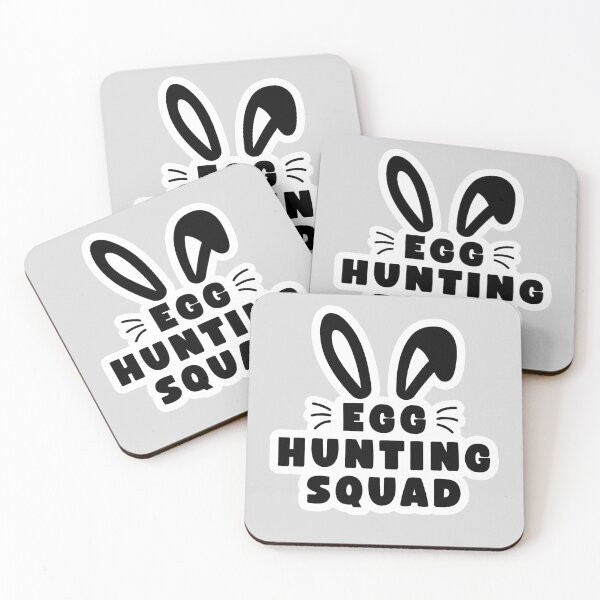 Item preview, Egg Hunting Squad Bold Bunny Ears Sticker designed and sold by BubiStudio.