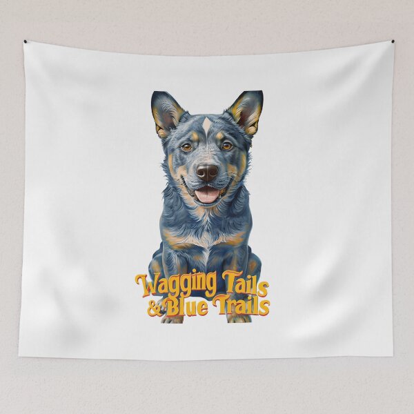 Item preview, Wagging Tails & Blue Trails designed and sold by ArtisticDesignsbyLinda.