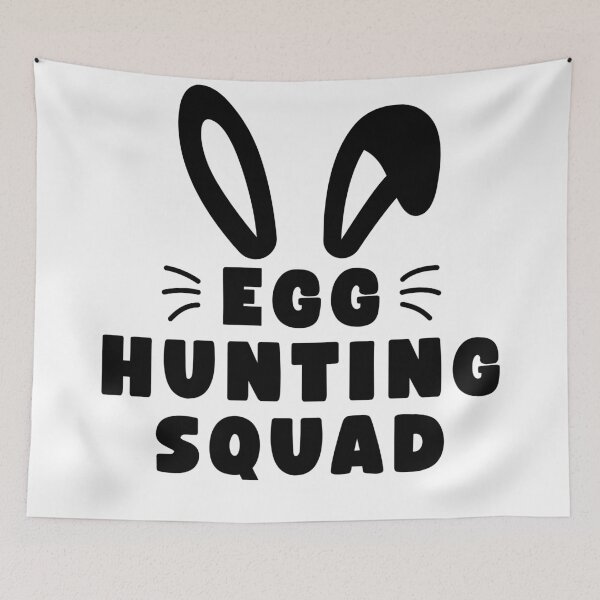 Item preview, Egg Hunting Squad Bold Bunny Ears Sticker designed and sold by BubiStudio.