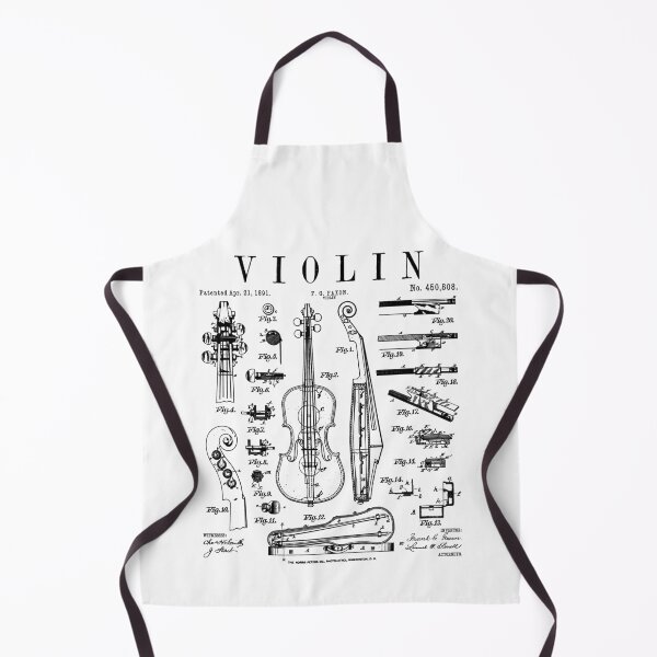 Item preview, Violin Fiddle Violinist Musical Instrument Vintage Patent designed and sold by GrandeDuc.