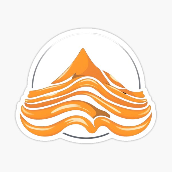 Item preview, Stylized Mountain Peak Design designed and sold by ChocoCookie.