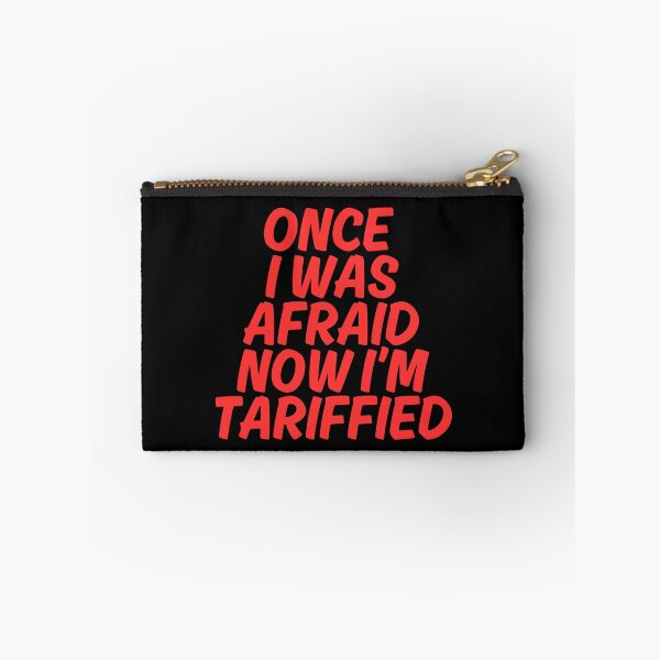 Item preview, Funny Tariffs Tariffied Tariff Political Pun Now I'm Tariff-ied Tarriffied T-Shirt designed and sold by SunfullyYours.
