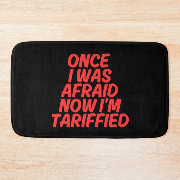 Item preview, Funny Tariffs Tariffied Tariff Political Pun Now I'm Tariff-ied Tarriffied T-Shirt designed and sold by SunfullyYours.