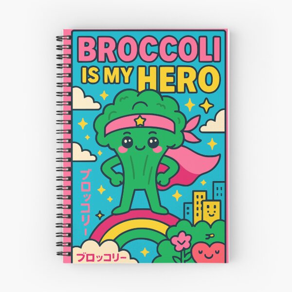 Item preview, Broccoli Is My Hero Funny Super Veggie Motivational Art designed and sold by Cheeky Companions.