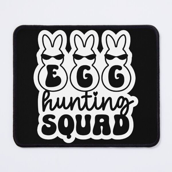 Item preview, Triple Bunny Egg Hunting Squad Sticker designed and sold by BubiStudio.