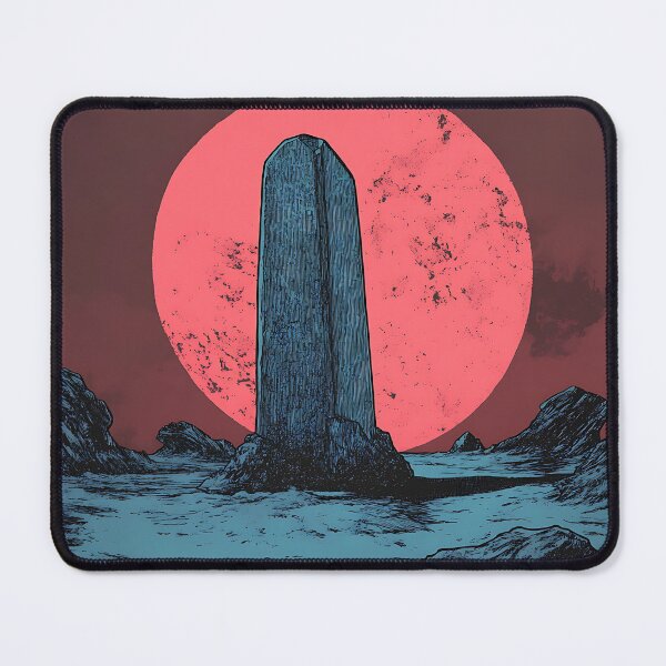 Item preview, Cosmic Horror Art - Silent Alien Monolith designed and sold by bapupa.