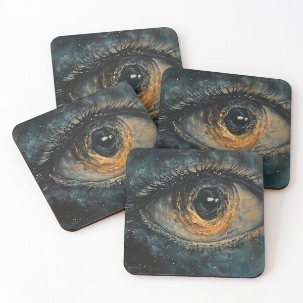 Item preview, Cosmic Horror Art - Nebula Cyclopean Eye designed and sold by bapupa.