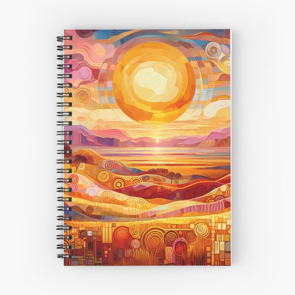 Artikelvorschau, Savanna Dawning – Abstrakte Sonnenaufgangslandschaft entworfen und verkauft von Stoneflower-Art.