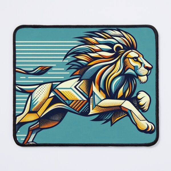 Item preview, Geometric lion designed and sold by Dogandesighn.