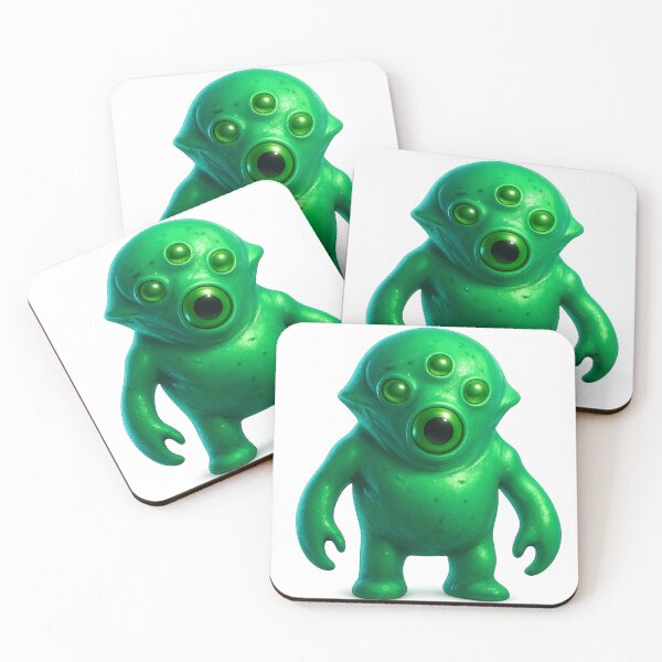 Item preview, Cute Alien Stickers 4k png designed and sold by artist-for-you.