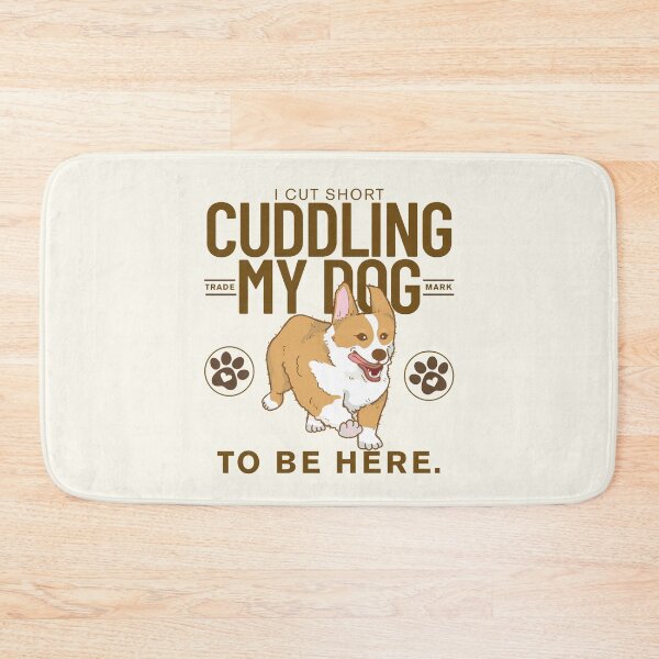 Item preview, I cut short cuddling my dog designed and sold by Peerless-Prime.