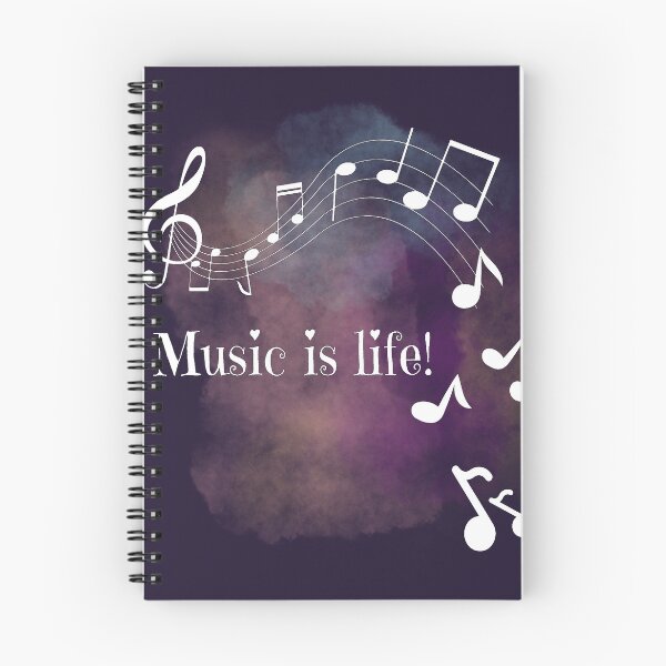 Item preview, Music is life - musical notes fall designed and sold by LiskoDesign.