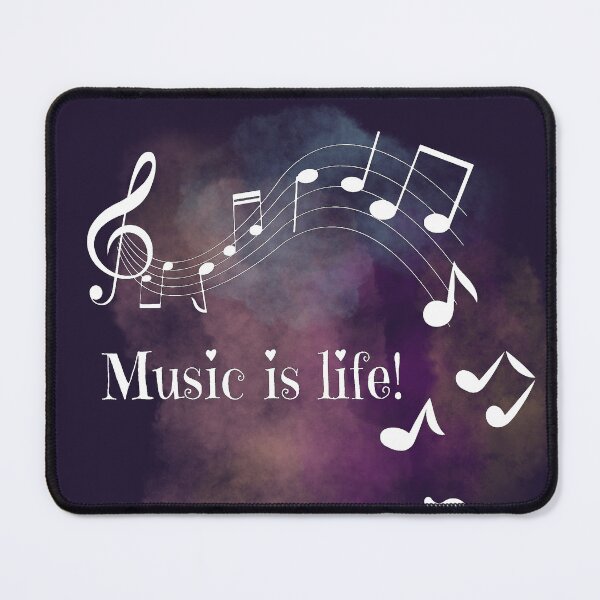 Item preview, Music is life - musical notes fall designed and sold by LiskoDesign.