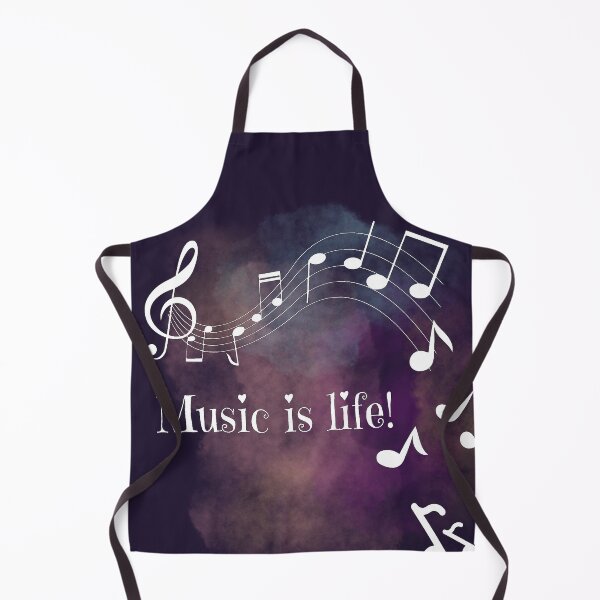 Item preview, Music is life - musical notes fall designed and sold by LiskoDesign.