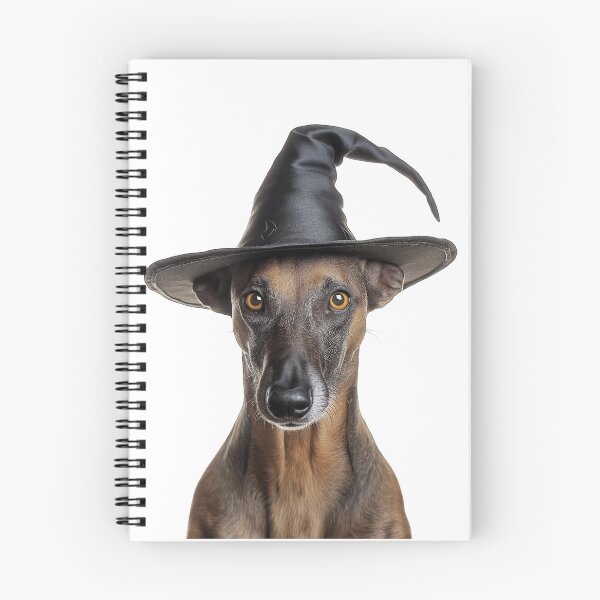 Item preview, Azawakh Dog Wearing Halloween Witch Hat designed and sold by LazyOwlStore.
