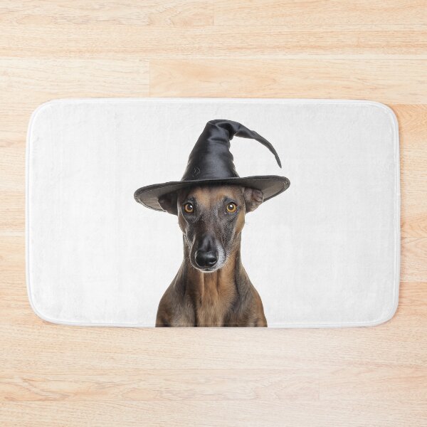 Item preview, Azawakh Dog Wearing Halloween Witch Hat designed and sold by LazyOwlStore.