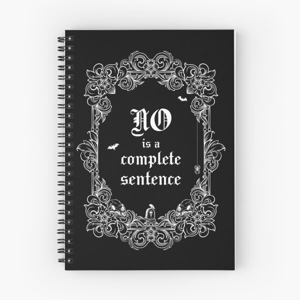 Item preview, No is a Complete Sentence | Dark Manifesto designed and sold by LaudanumShop.