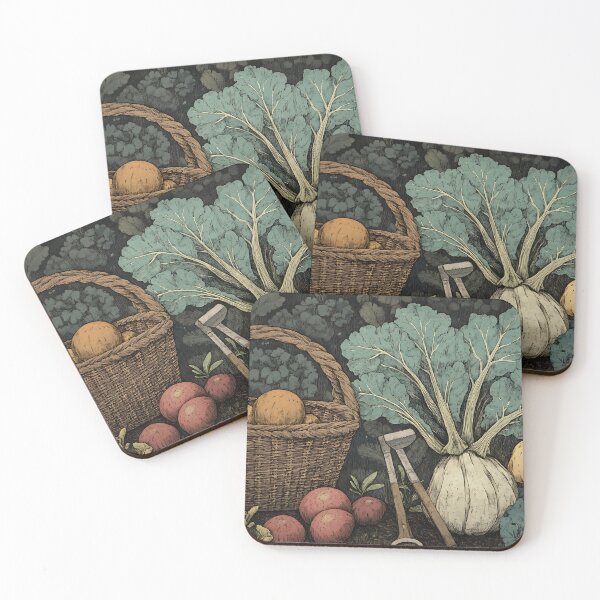 Item preview, Rural Cottagecore: Vegetable Garden Harvest designed and sold by bapupa.