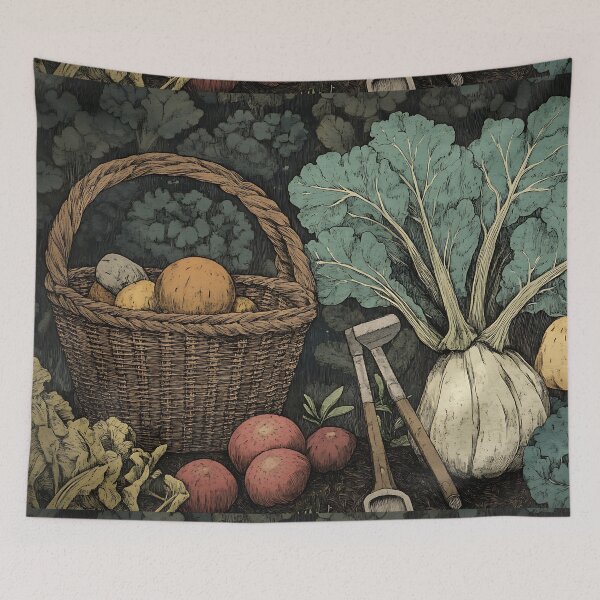 Item preview, Rural Cottagecore: Vegetable Garden Harvest designed and sold by bapupa.